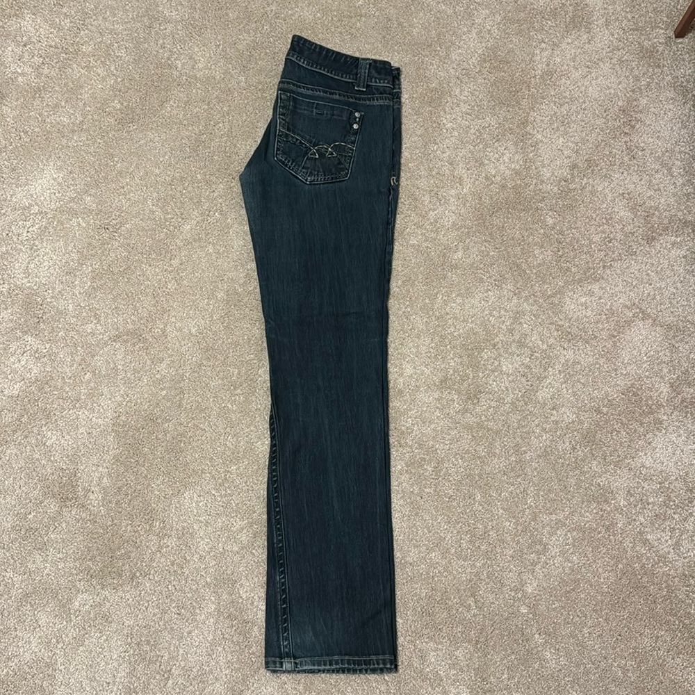 Miss Me dark wash straight leg jeans